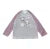 Harajuku Stripe T Shirt E-girl Kawaii Chinese Panda Graphic T-shirts Cutecore Cartoon Raglan Sleeve Clothes Autumn