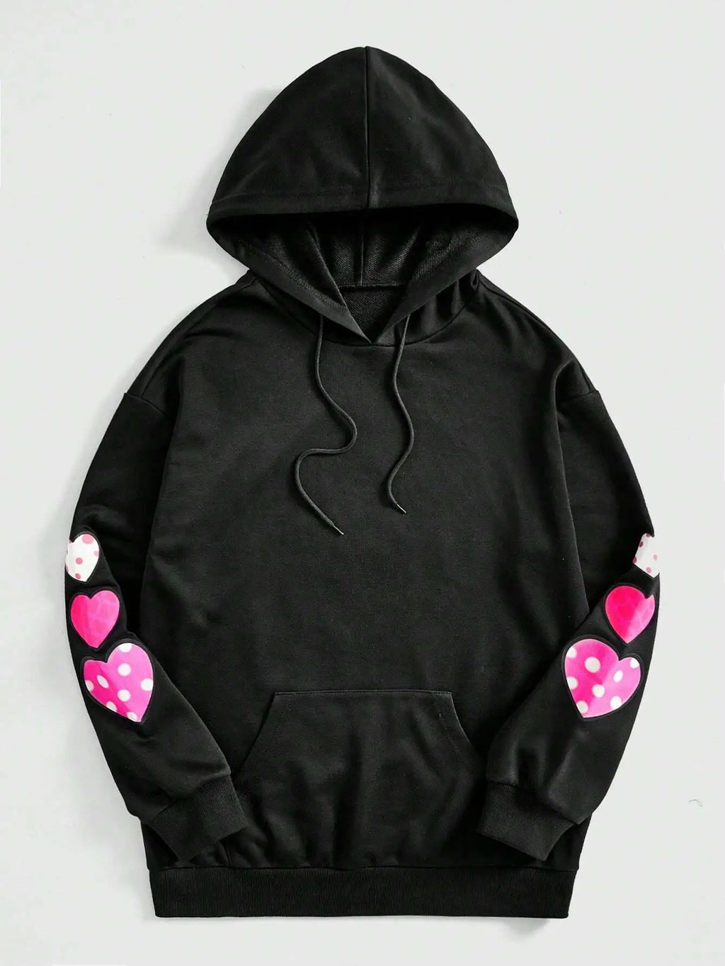 Pink Puppet Bear a and Terrifying Appearance Hooded Warm Fleece Hoodies Street Hoodie Hipster Loose Clothes