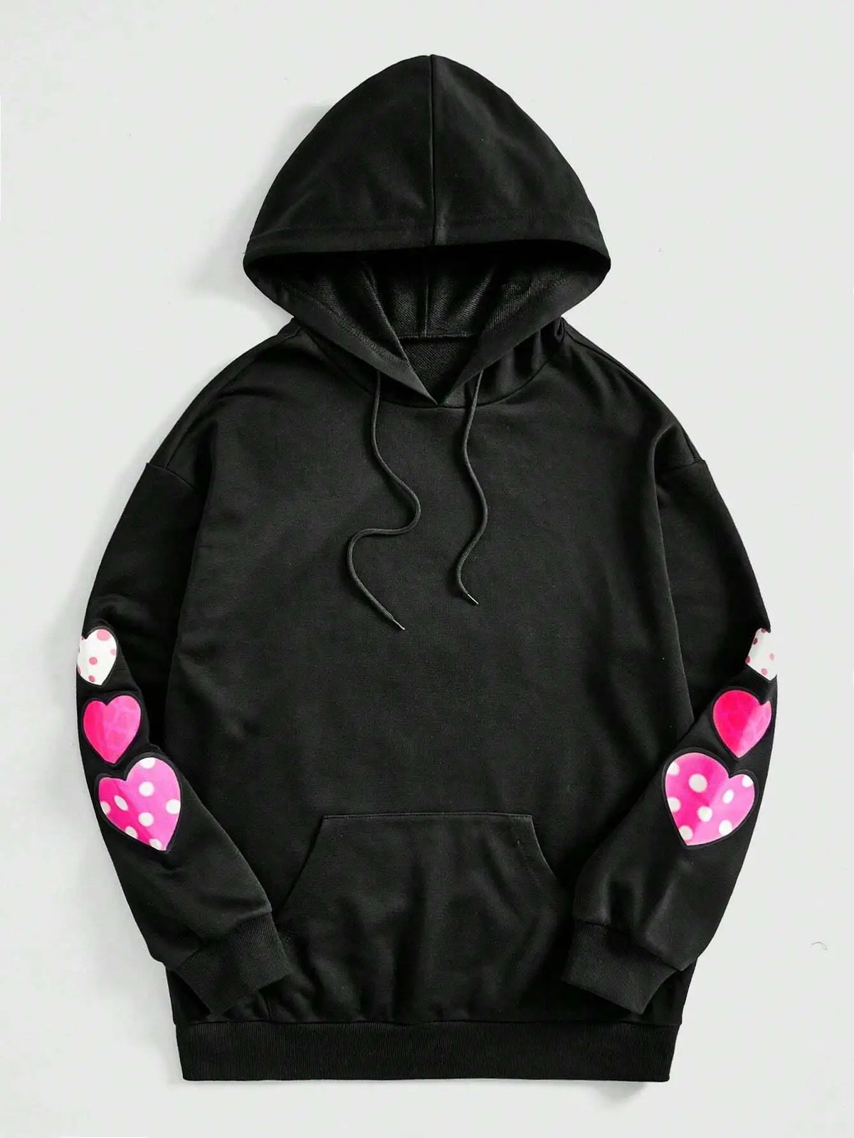 Pink Puppet Bear a and Terrifying Appearance Hooded Warm Fleece Hoodies Street Hoodie Hipster Loose Clothes