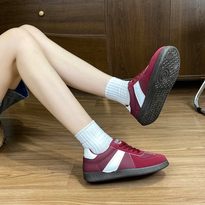 Shoes New Laceup Shoes Outdoor Walking Shoes Sneakers Comfortable Flat Shoes