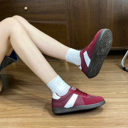 Shoes New Laceup Shoes Outdoor Walking Shoes Sneakers Comfortable Flat Shoes