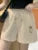 Loose Shorts Pants for Summer Clothes Bear Printed Ropa De Mujer Elastic High Waist Trousers