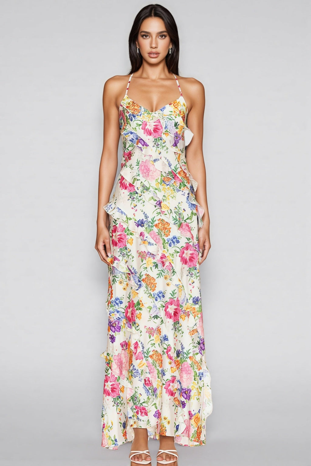 Janelle Halter Maxi Dress