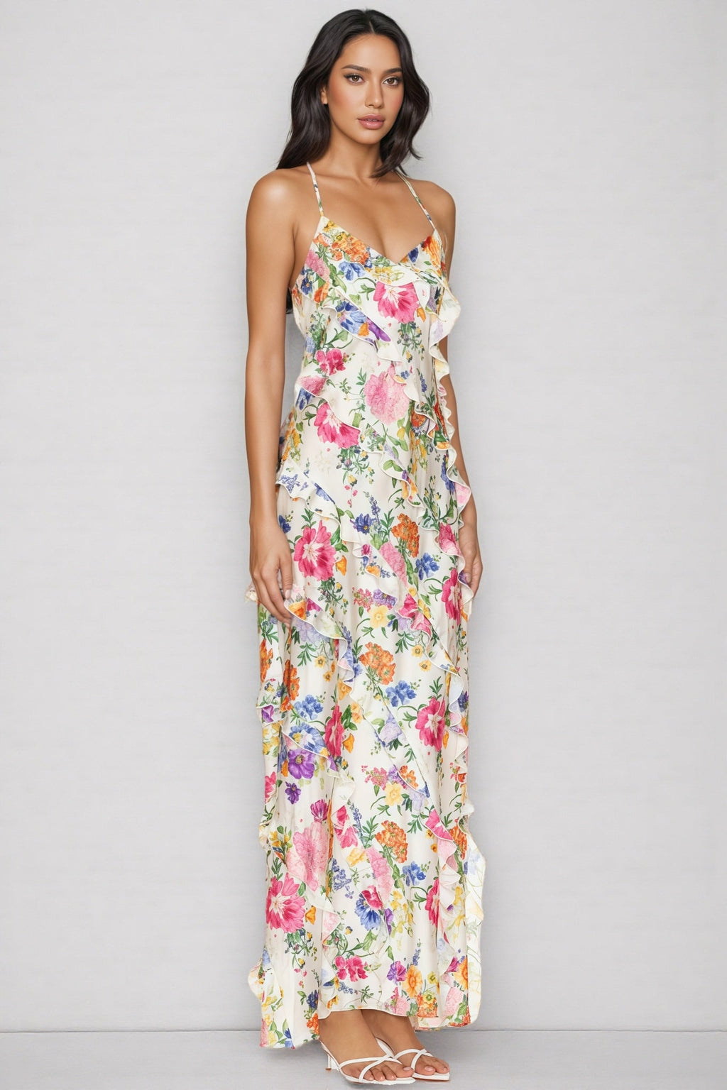Janelle Halter Maxi Dress