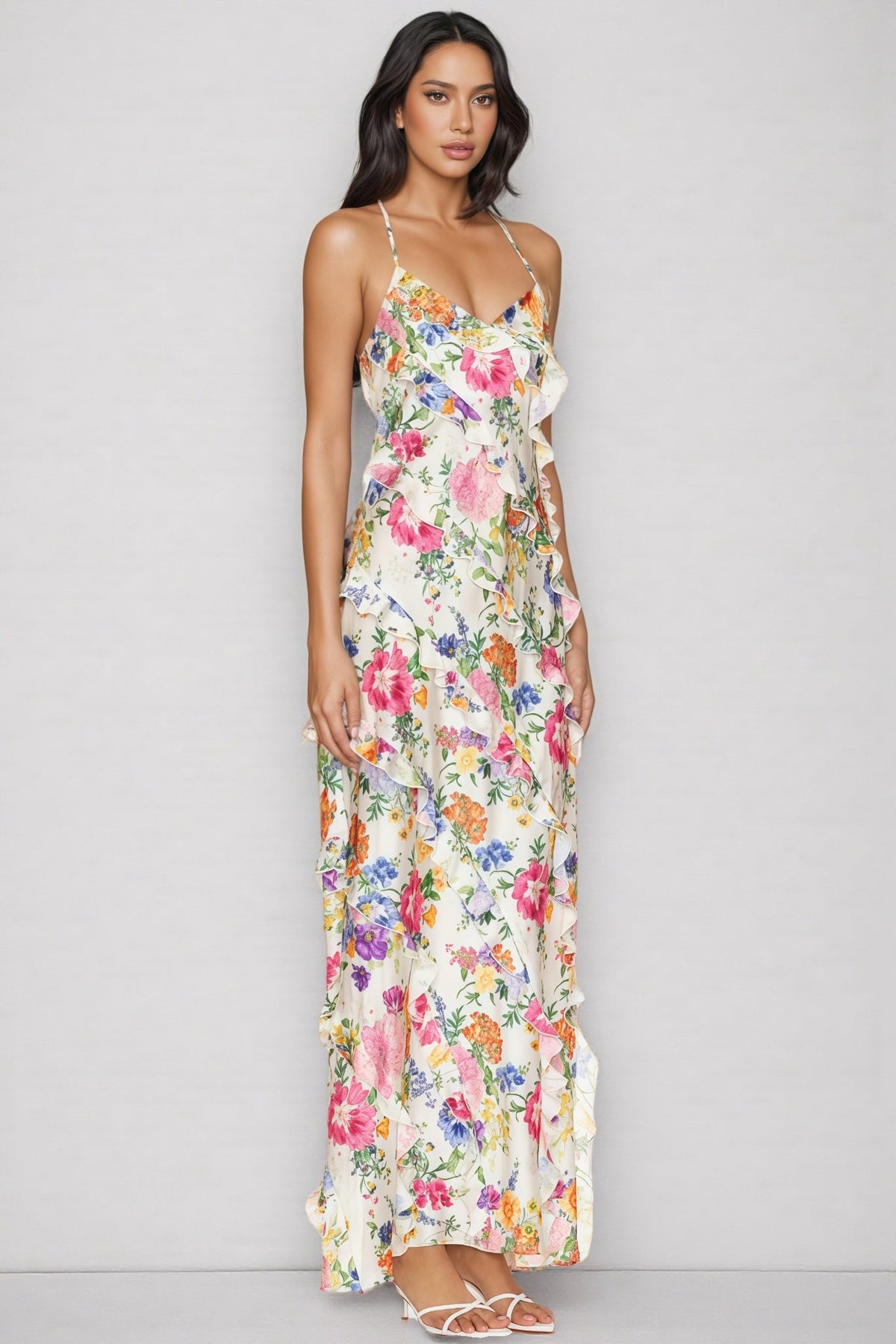 Janelle Halter Maxi Dress