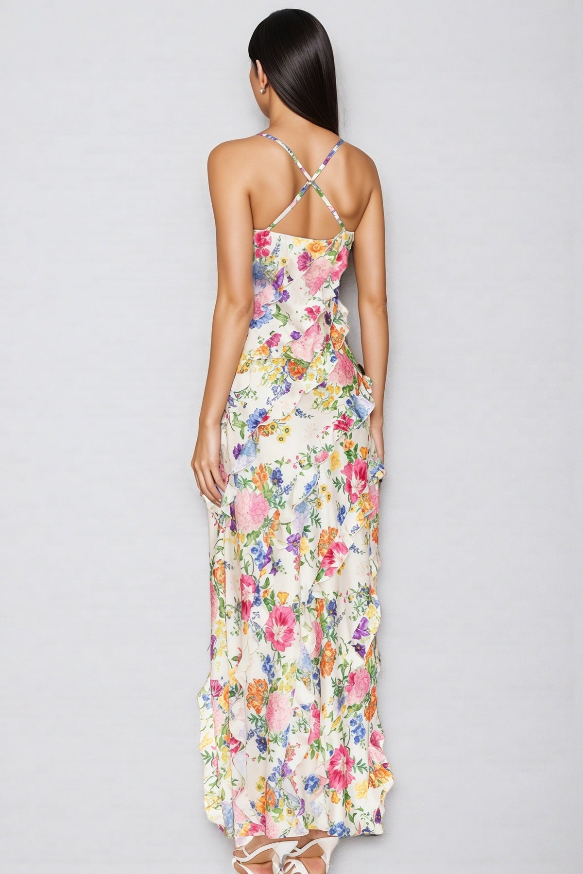 Janelle Halter Maxi Dress