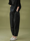 Summer Ramie Harem Pants Kl1022