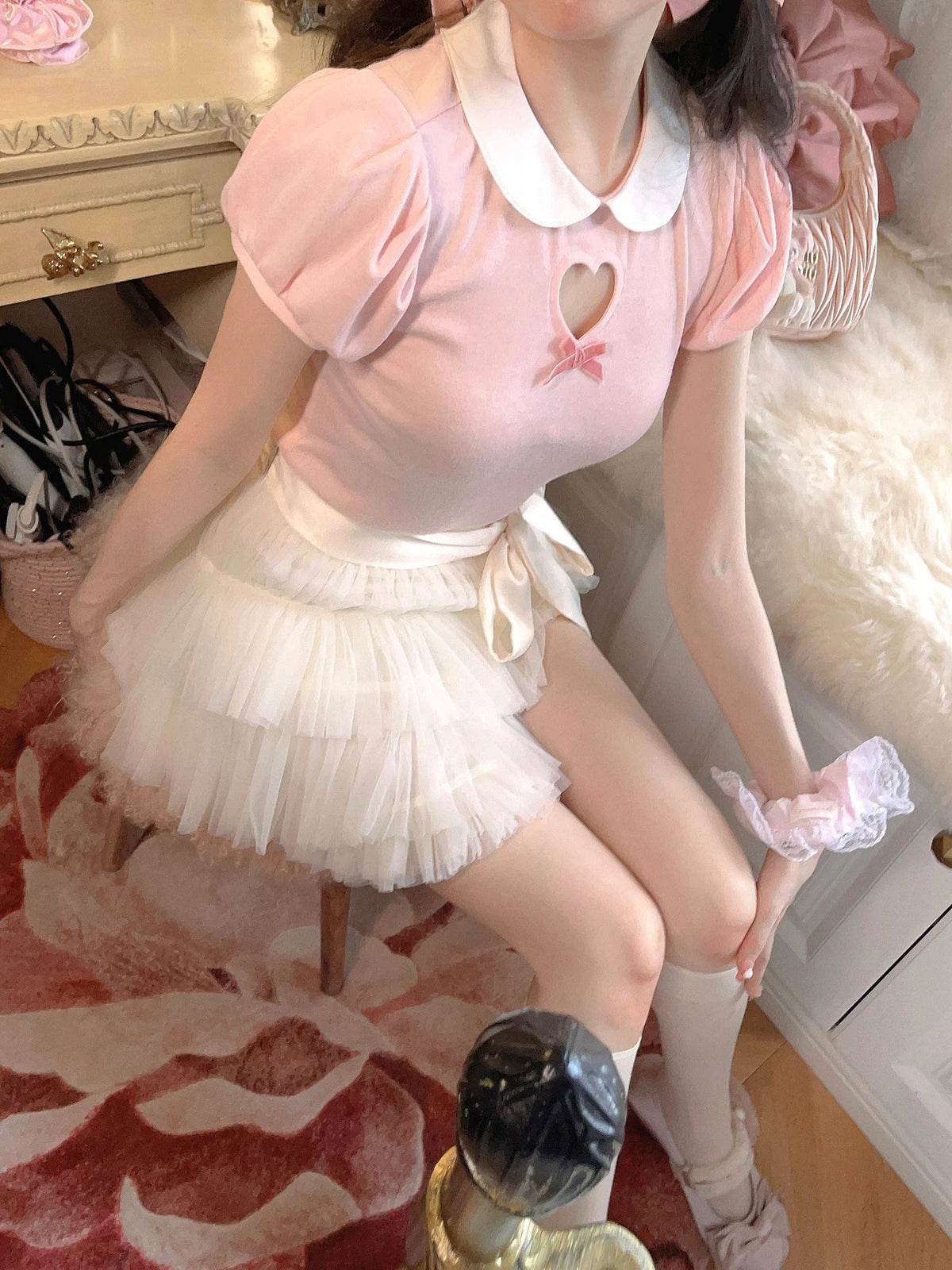Summer New Years Top Basic T Shirt Doll Neck Cotton Shortsleeve Tshirt
