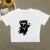 Short-sleeved T-shirt Pure Cotton Summer New Spice High Waist Slim Short Crop Clothing Tide Sweet and Spicy