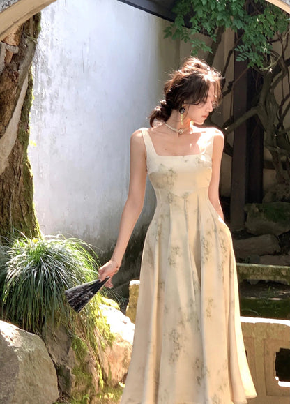Satin Midi Dresses for Summer New Korean Vestido Wedding Evening Party Prom Clothes Female Robe