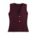 Single Breasted Knitted Vest Top Wine Red V-neck Sleeveless Sweater Tank Female Autumn Lady Knitwear New