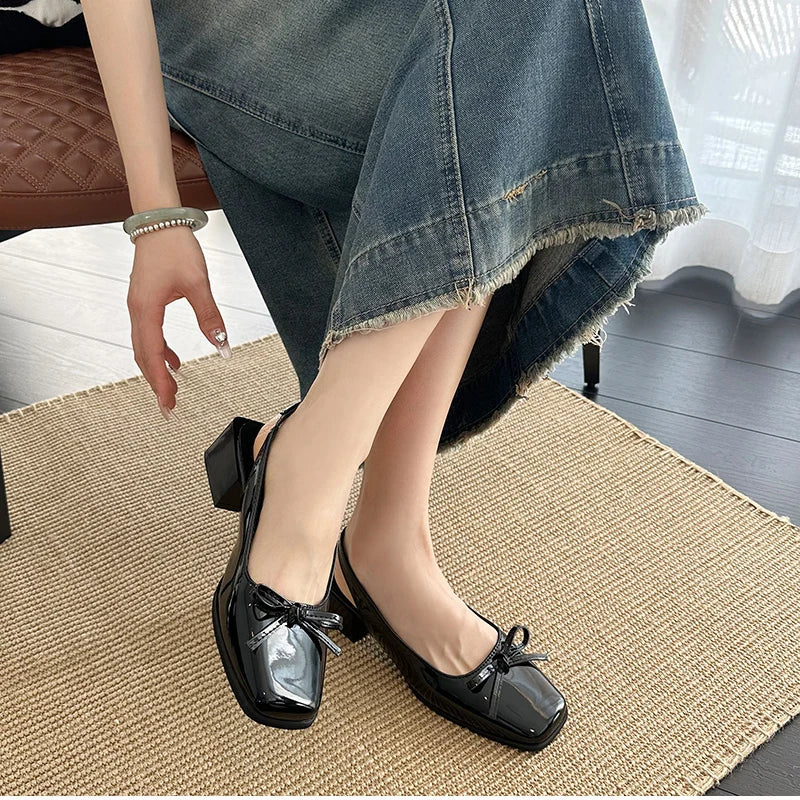Summer Cover Toe Sandals Causal Street Style Dress Singbacks Mules Shoes Zapatos De Mujer