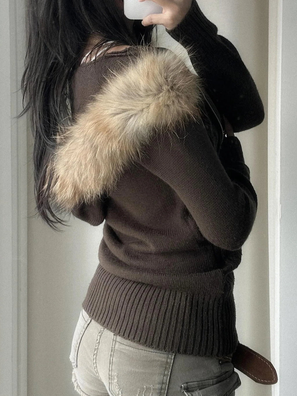 Hooded Knitted Autumn Winter New Sweater Cardigan Long Sleeve Retro Causal Style Korean Sweater Coat