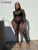 ’s Jumpsuit Lace Fitness See-through One-piece Sporty Attirewear Rompers Overalls New