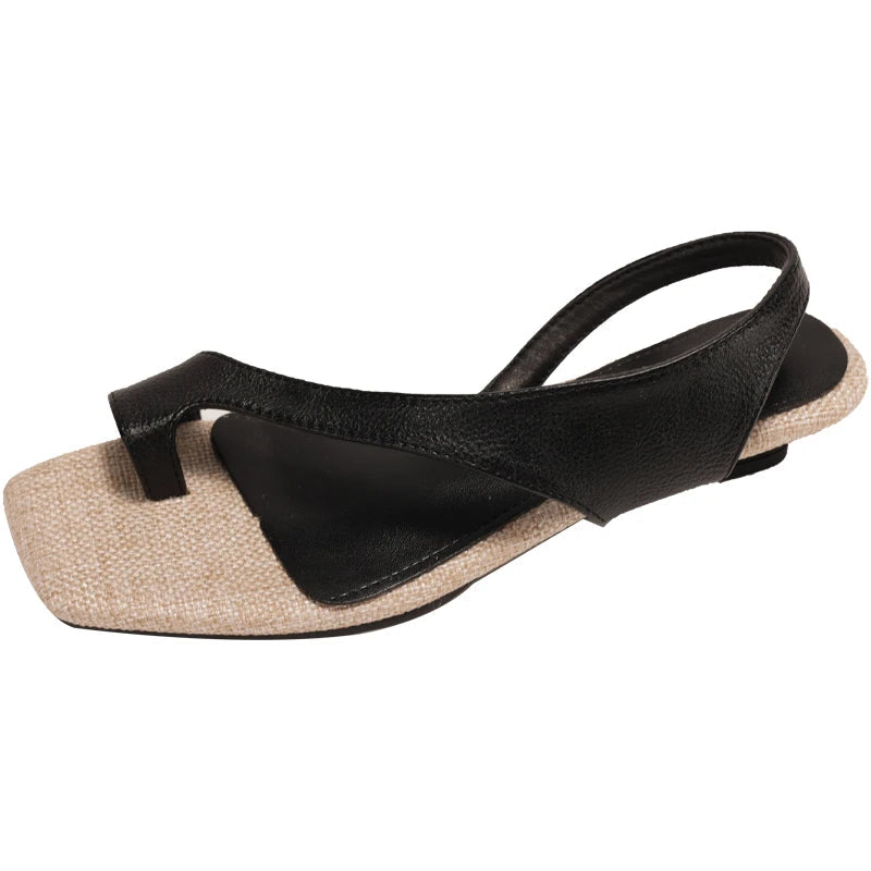 Flats Sandals Designer Shoes Dress Woman Slippers Trend Summer Walking Cozy Female Zapatillas