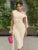 White Shorts 2 Piece-set Female See-through Slim Pleated Cropped Top and High Waist Shorts Sets ’s Outfits