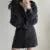 Korean Corduroy Two-piece Skirt Sets Hoodie Crop Top Coats Bodycon Mini Skirt Autumn Winter New Outfits Suit