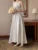 Long Dresses for Wedding Evening Party Dress Sleeveless A-line Summer Korean One Piece Vestido Mujer