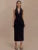 Halter Deep V Neck Sleeveless Maxi Dress for Backless Bodycon Tank Dress Femme Long Dress