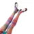 Patterned Pantyhose Y2k Aesthetic Tie Dye Sheer Tights Funky Print Hollow Out Mesh Stockings Leggings Grunge