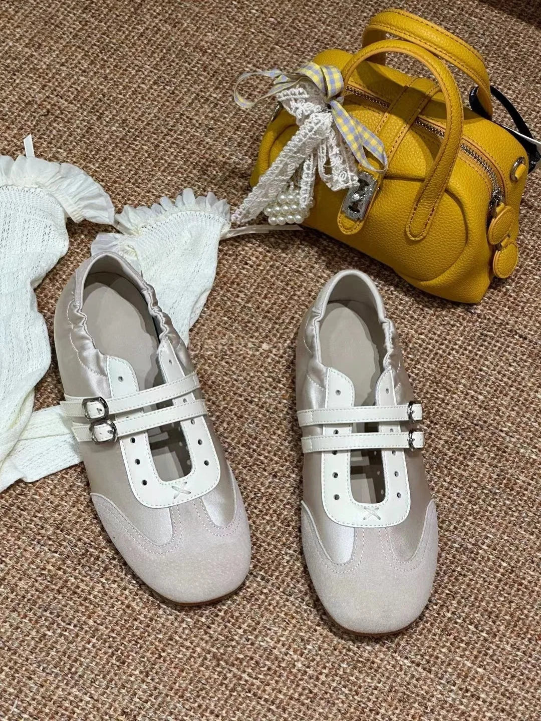 Flats Sports Shoes Sneakers Shallow Loafers Shoes Summer Walking Ballet Trend Sneakers