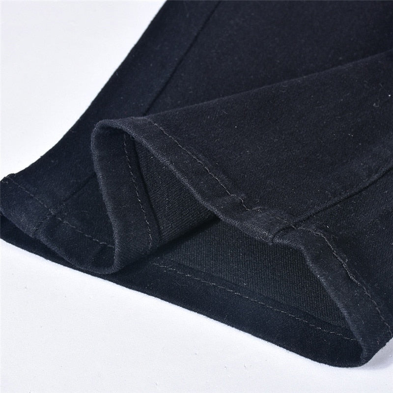 Low Waist Straight Denim Trousers Cyber Y2k Goth Pants Mom Jeans