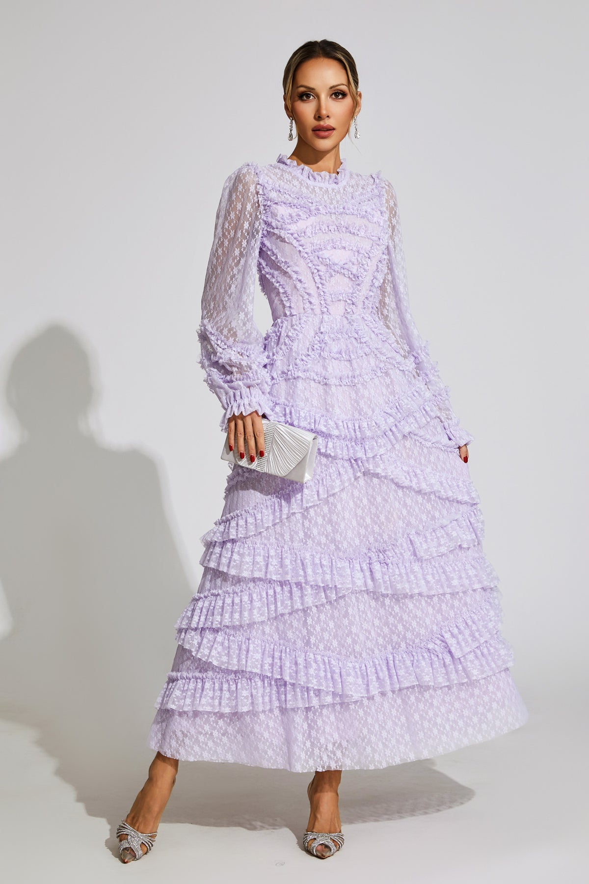Saroyan Light Purple Midi Dress
