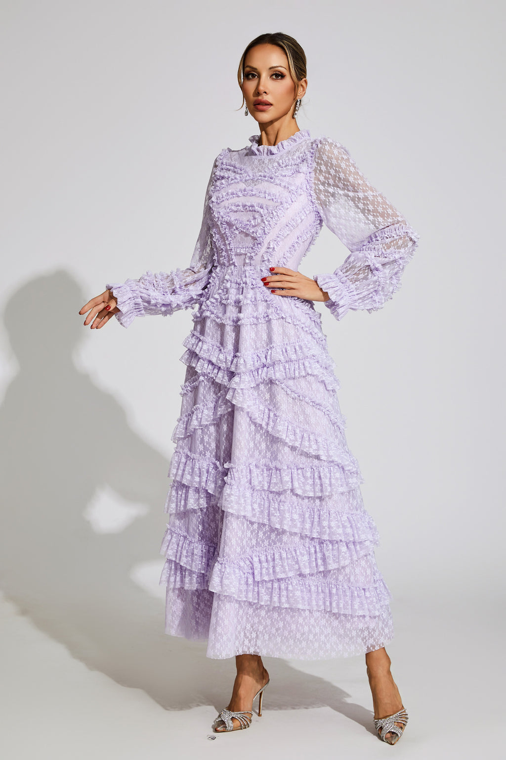 Saroyan Light Purple Midi Dress