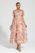 Saroyan Pink Midi Dress