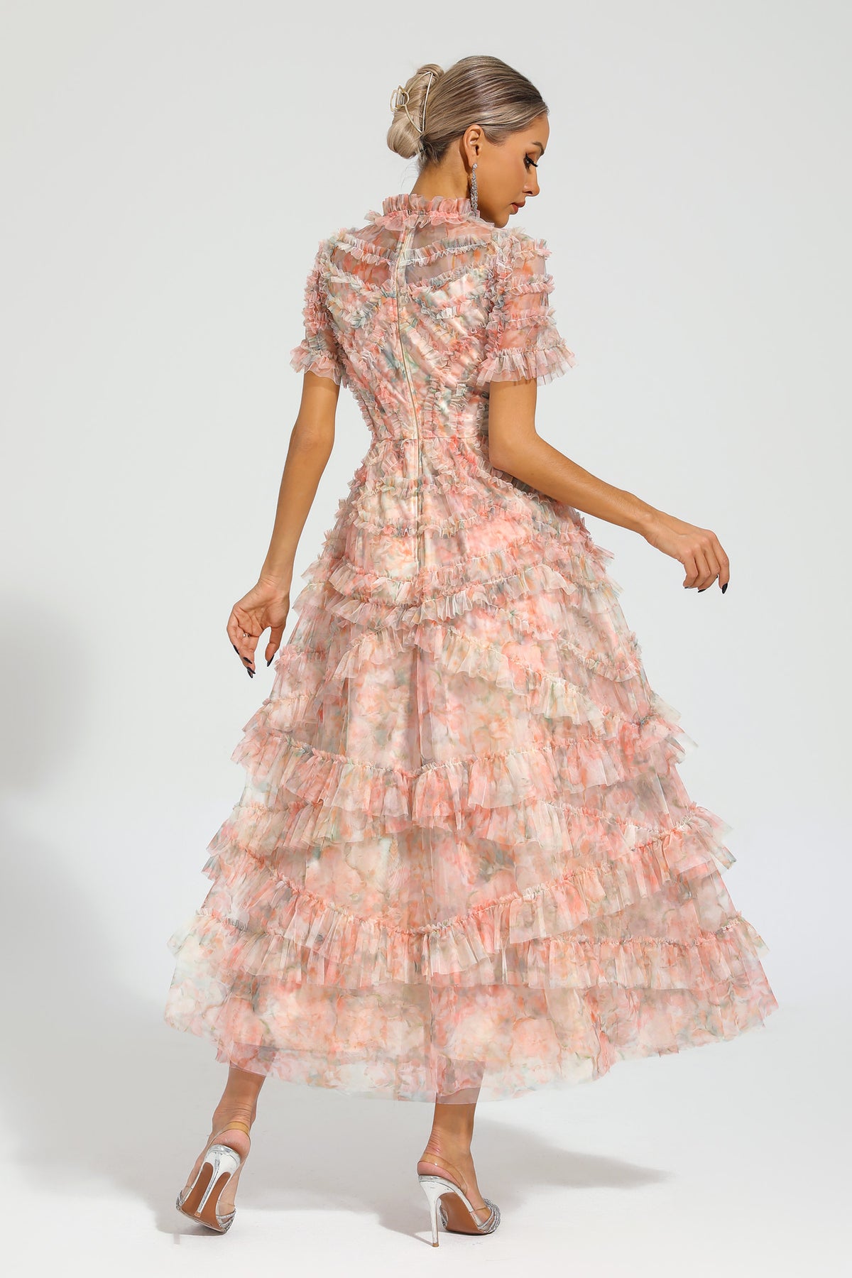 Saroyan Pink Midi Dress