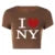 Y2k Summer New Round Neck Short Sleeved Letter Printed Open Navel European and American ’s Top T-shirt