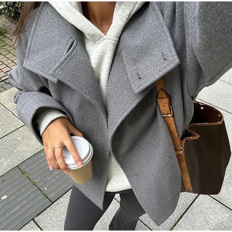Stylish Versatile Jacket Stand-collar Classic Mature Autumn Coat Trend Edgy High-quality Street Wear