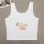 Europe and the United States Street New Print Season Art Text Short Sleeve Y2k ’s T-shirt Vest Halter