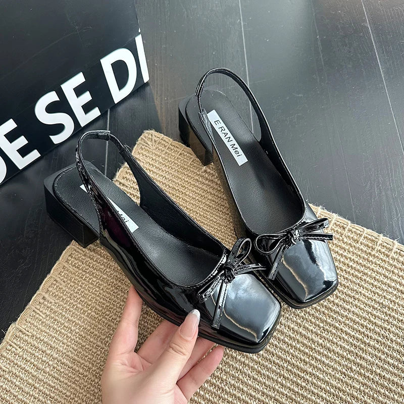 Summer Cover Toe Sandals Causal Street Style Dress Singbacks Mules Shoes Zapatos De Mujer