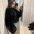 Brand Winter Sweet Pink Cropped Faux Fur Coat Ins Fluffy Fox Fur Jacket Female