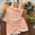 Fairy Grunge Lace Trim Strapless Tube Top + Shorts 90s 2 Piece Set Outfits Chest Wrap Backless Crop Top Camis