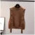 ’s Waistcoat Spring and Autumn Outer Wear Pullover Sweater New Sleeveless Round Neck Knitted Top