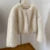 Street Blogger Winter Faux Raccoon Fox Fur Coat Jacket Thick Warm Cropped Fluffy Overcoats