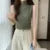 Knitted Slim Tank Top Sleeveless O-neck Crop Top T-shirt Cotton Off Shoulder Crop Tank Top Summer