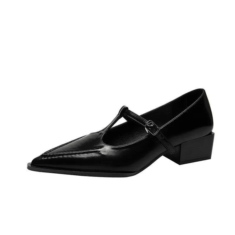 Shoes on Heels Female Footwear Pointed Toe Clogs Platform Shallow Mouth Sneaker Dress New Creepers S
