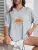 Creative Sun Printing T-shirt Hip Hop Summer Tops Crewneck All-match Short Sleeve Cotton Comfortable Female Clothing