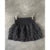 Y2k Ruffles Mini Skirts Sweet Kawaii High Waist Lace a Line Skirt Summer Korean Black Ball Gown Skirts