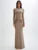 Diagonal Collar Long Sleeve Maxi Dress for Autumn Winter New High Waist Ruched Bodycon Long Dress