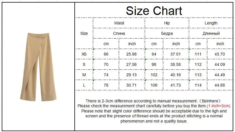 Long Pants Woman Spring High Waist Straight Khaki Pant Female Trousers Clothes