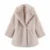 Lapels Faux Fur Coat Winter Brand Designer Fluffy Fox Fur Jacket Furry Overcoats Girl Stylish Long Outerwear