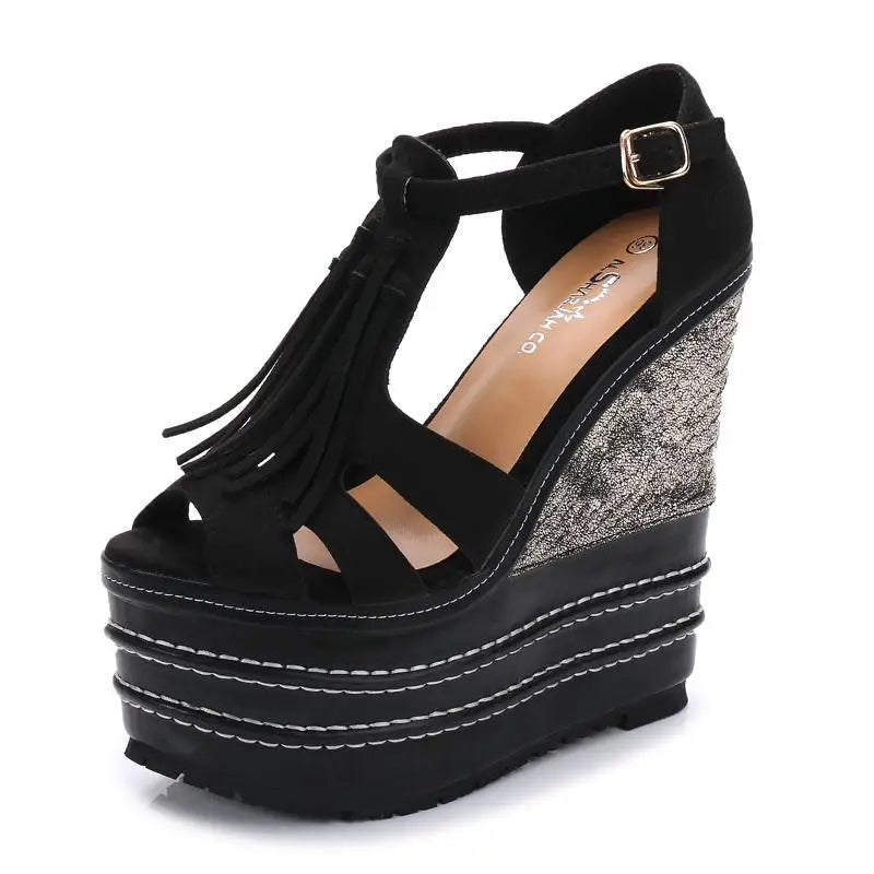 16cm High Heels Sandals Shoes Candy Color Shoes for Gladiator Sandals Sys1115
