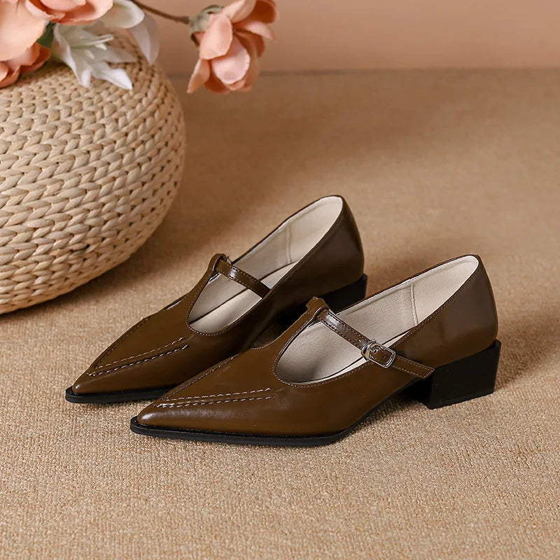 Shoes on Heels Female Footwear Pointed Toe Clogs Platform Shallow Mouth Sneaker Dress New Creepers S