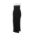 Plush Off Shoulder Long Dresses Black Slit Slim Fit Sleeveless Evening Dress Female Spring Street Party