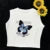 Full-shoulder Cotton Short-sleeved T-shirt Summer New Spice High Waist Slim Short Crop Clothes Sweet and Spicy