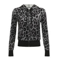 Leopard Print Velvet Hoodie Grunge Loose Zipup Hooded Sweatshirts Y2k Contrast Patchwork Cardigan Retro Thin Coat New